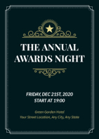 awards night invitation