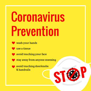 coronavirus prevention instagram post