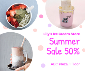 ice cream sale