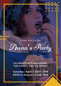 shapes-and-dots-party-flyer