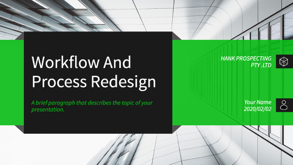 workflow presentation