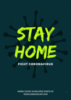 stay home and fight virus