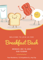 breakfast bash invitation
