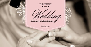 wedding service facebook ad