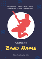 blue-bandsman-music-band-poster