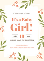 unique baby shower invitation