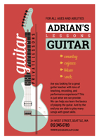 education-guitar-class-flyer