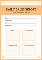 daily sales report