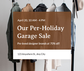 garage sale