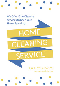 dots-and-banner-cleaning-service-flyer