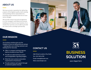 successful company introduction brochure