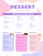 dessert-factory-menu