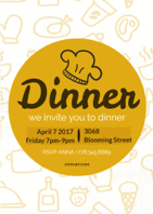 life dinner invitation