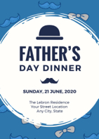 father's day dinner invitation