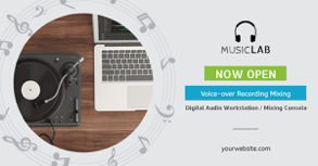 music recording facebook ad