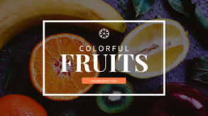 colorful fruits