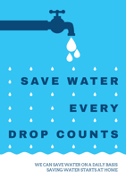 blue-and-white-save-water-poster