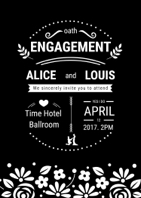 happy engagement invitation