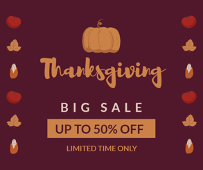 thanksgiving big sale