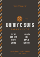 brown-barber-shop-service-poster