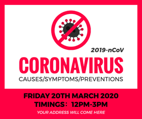 coronavirus warning