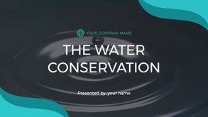 water conservation presentation