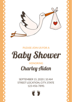 white-crane-holding-bag-baby-shower-poster