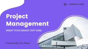project management presentation