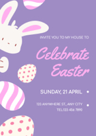 cute easter invitation