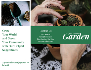 green plants brochure