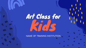 art classes for kids presentation