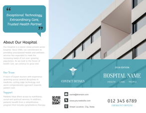 advancing hospital brochure