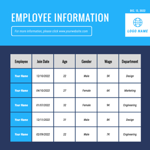 employee-information-table