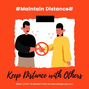 maintain distance instagram post