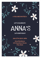 floral-sweet-16-birthday-poster