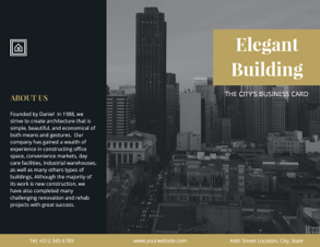 elegant city brochure