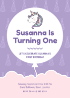 unicorn 1st birthday