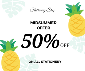 stationery promotion