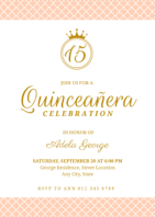 15th birthday invitation