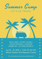 coconut-tree-summer-camp-flyer