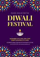 colorful-decoration-and-lamp-diwali- poster