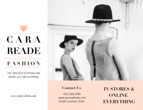 lady fashion brochure