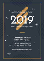 happy new year invitation