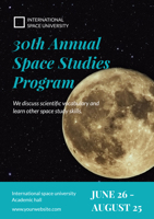 space-study-program-poster