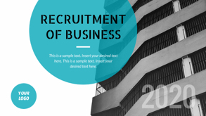 corporate recruitment presentation