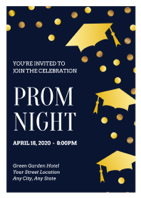graduation prom invitation