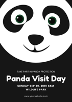 black-and-white-cute-cartoon-panda-poster