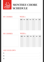 monthly-chore-schedule