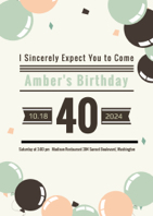 balloon 40th birthday