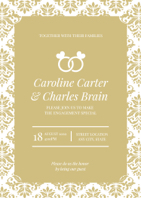 ring wedding invitation